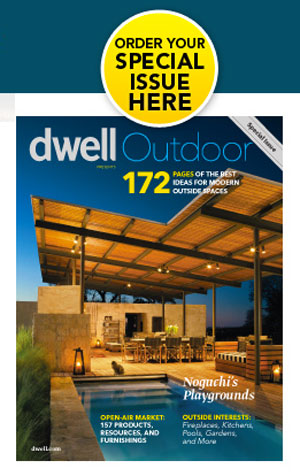 My treehouse is featured in the April Special Outdoor Edition of Dwell Magazine!