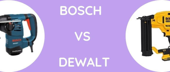 Bosch Vs Dewalt