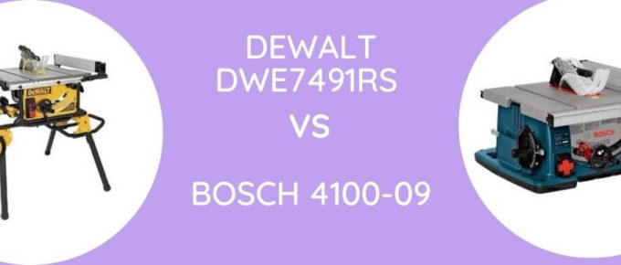 DeWalt DWE7491RS Vs Bosch 4100-09