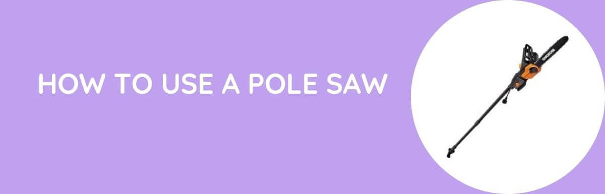 How To Use a Pole Saw?