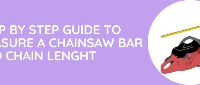 measure a chainsaw bar and chain length